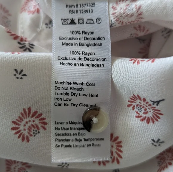 JACHS Girlfriend New York Size Medium, Button down shirt - Picture 3 of 8